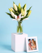 Blissful Lilies + Framed Photo