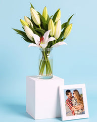 Blissful Lilies + Framed Photo (Corporate)