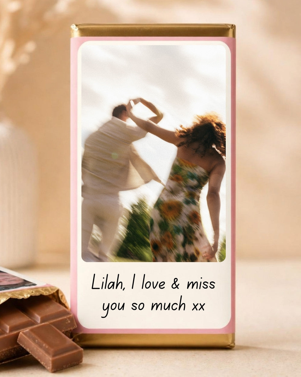 Personalised Chocolate Gift with Photo