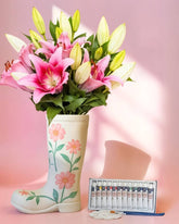 Picasso's Gumboot Lillies (Paint Yourself)