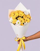 Yellow & White Blossoms Posy + Gift Box