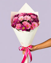 Pink & Purple Blossoms Posy + Gift Box