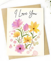 I Love You Pastel - Card