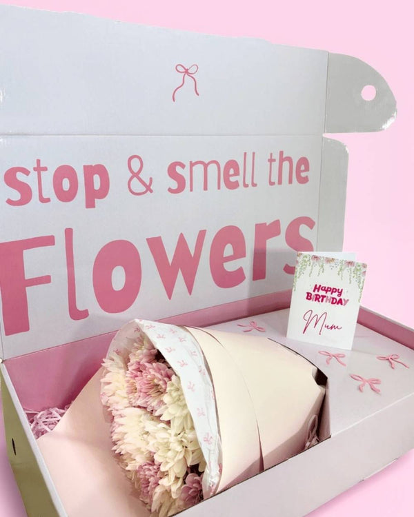 Blossoms Gift Box Posy